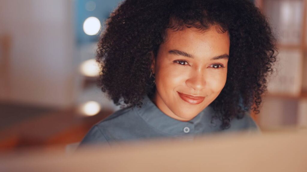 UX Testing Tool user smiling